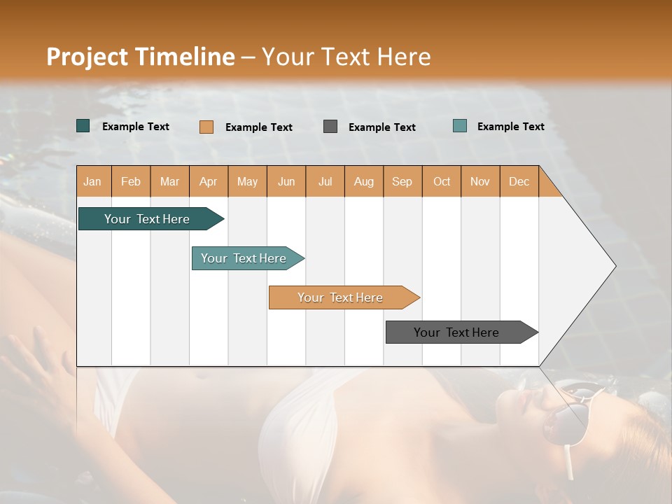 Fresh Bikini Girl PowerPoint Template