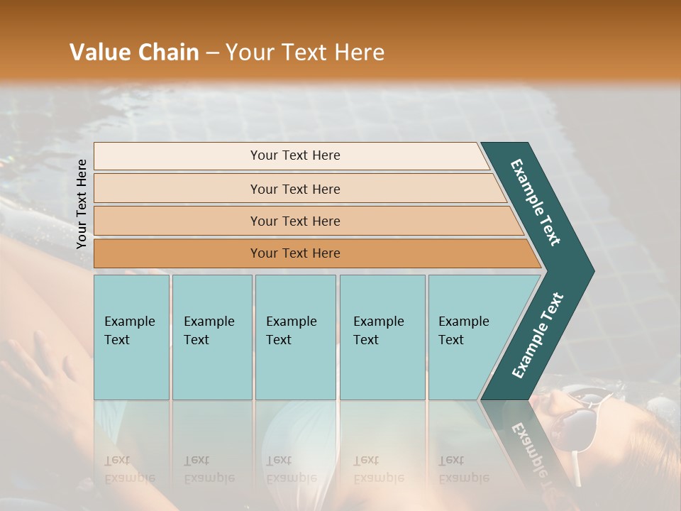 Fresh Bikini Girl PowerPoint Template