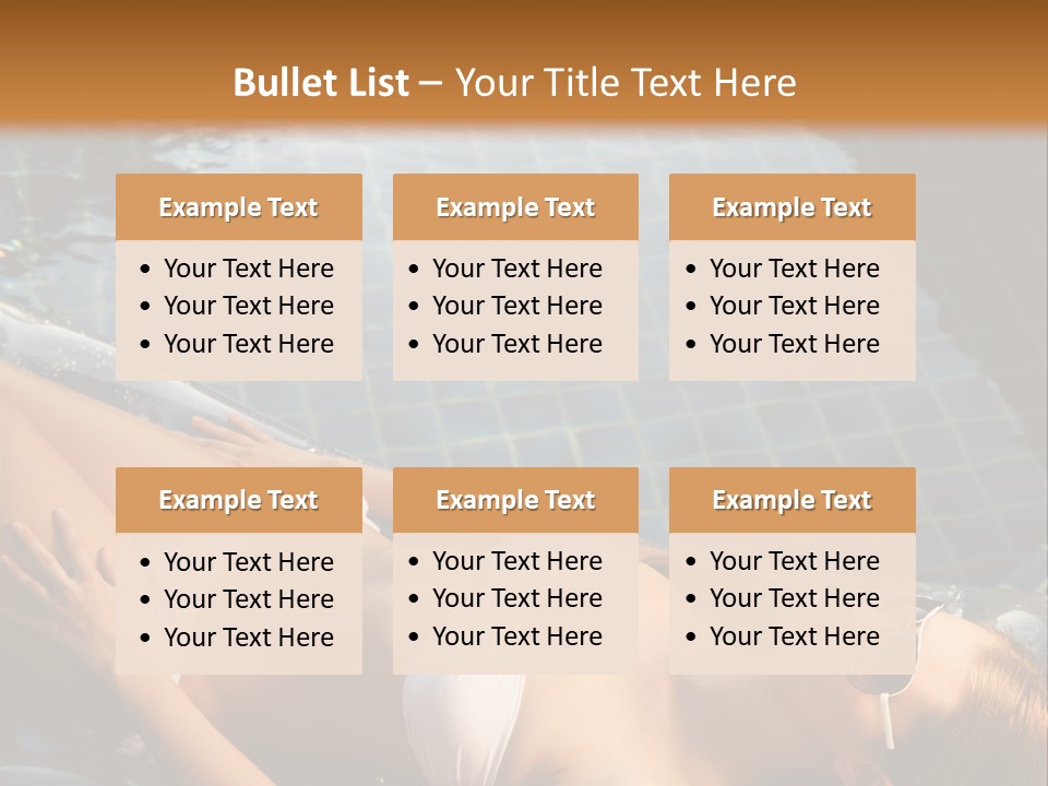 Fresh Bikini Girl PowerPoint Template