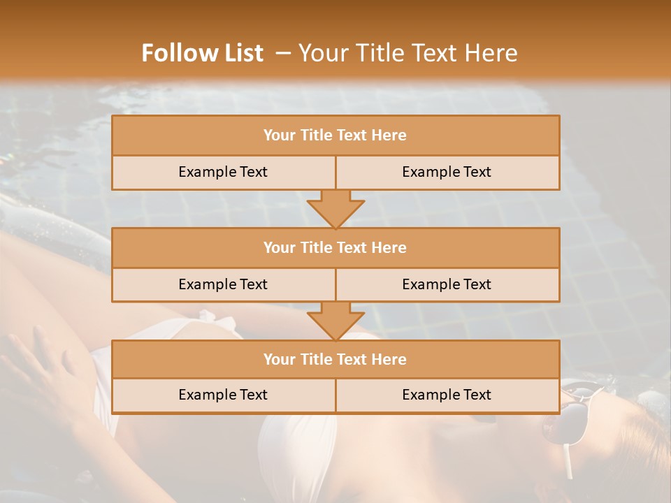 Fresh Bikini Girl PowerPoint Template