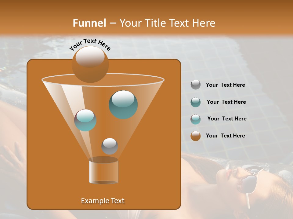 Fresh Bikini Girl PowerPoint Template