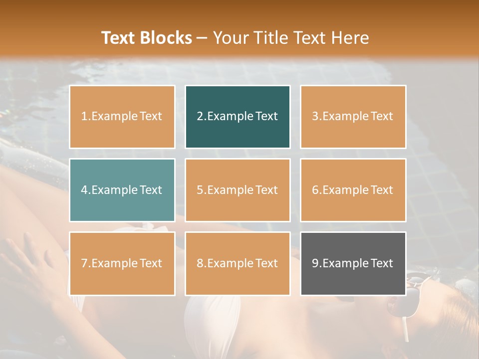 Fresh Bikini Girl PowerPoint Template