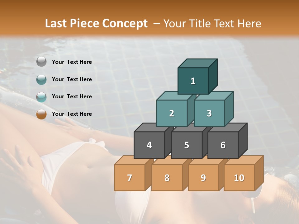 Fresh Bikini Girl PowerPoint Template