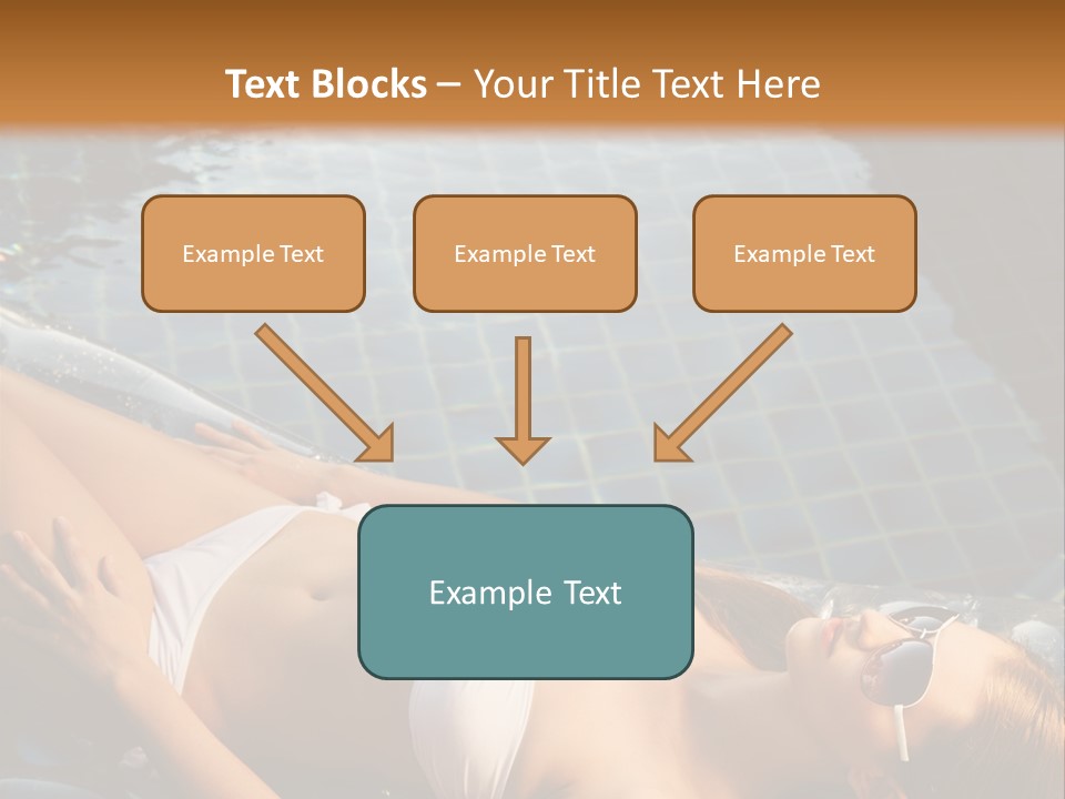 Fresh Bikini Girl PowerPoint Template