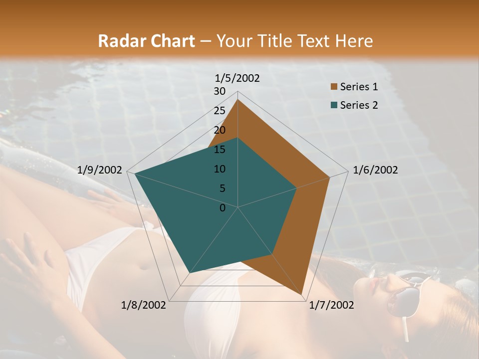 Fresh Bikini Girl PowerPoint Template