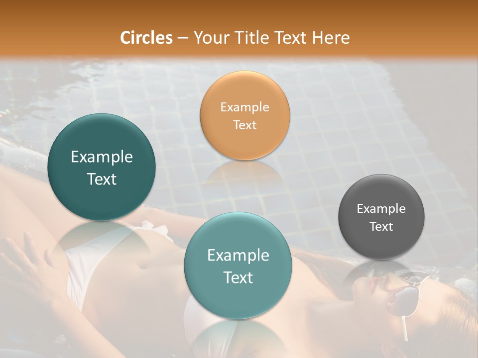 Fresh Bikini Girl PowerPoint Template