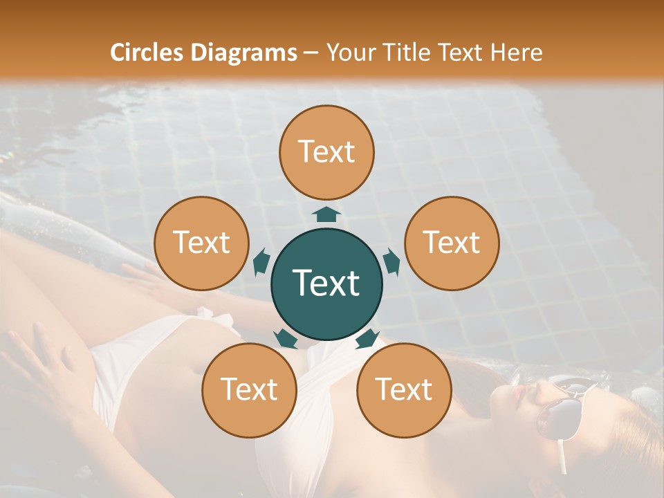 Fresh Bikini Girl PowerPoint Template