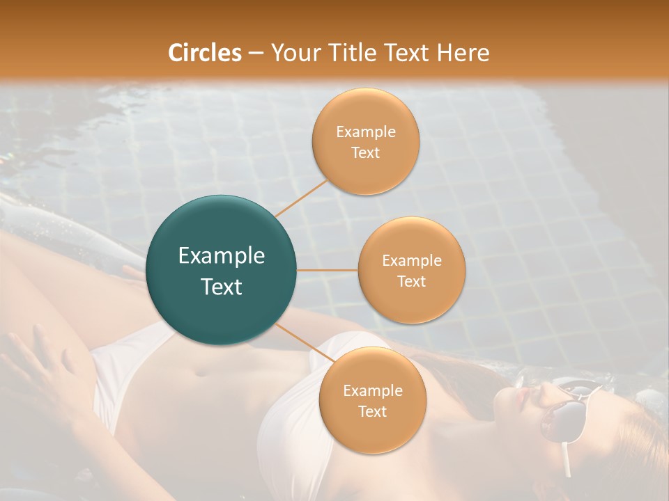 Fresh Bikini Girl PowerPoint Template