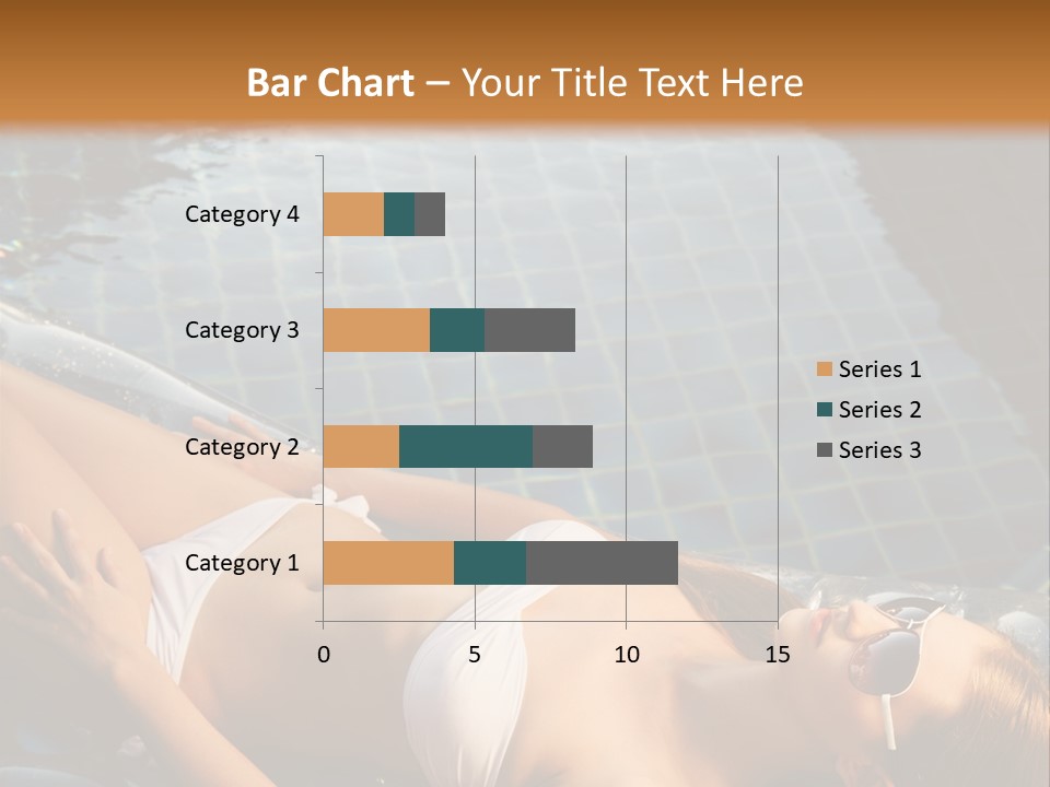 Fresh Bikini Girl PowerPoint Template