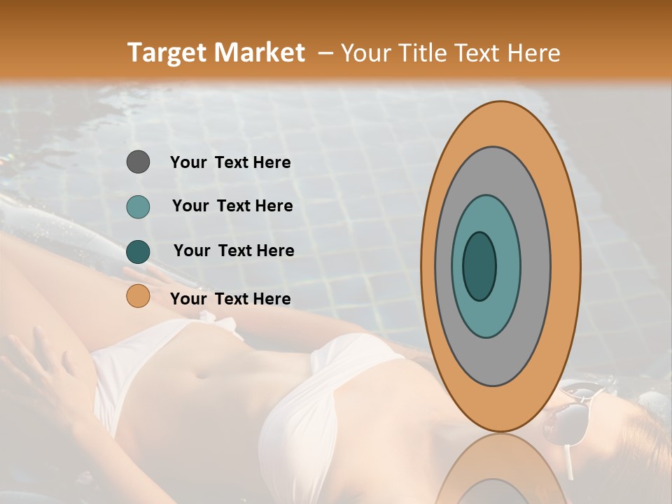 Fresh Bikini Girl PowerPoint Template