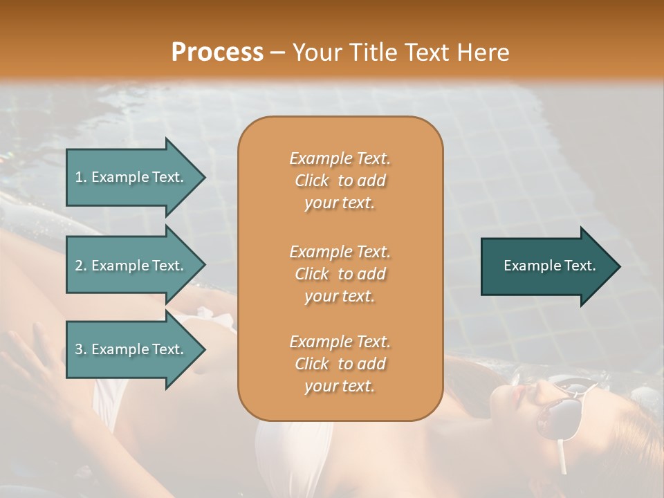 Fresh Bikini Girl PowerPoint Template