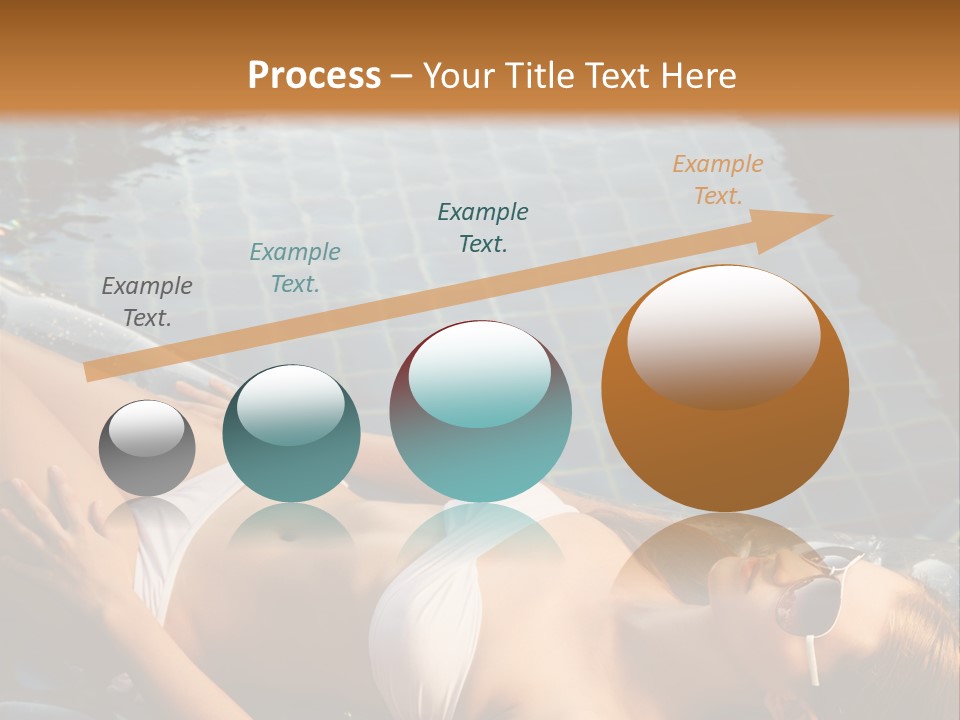 Fresh Bikini Girl PowerPoint Template