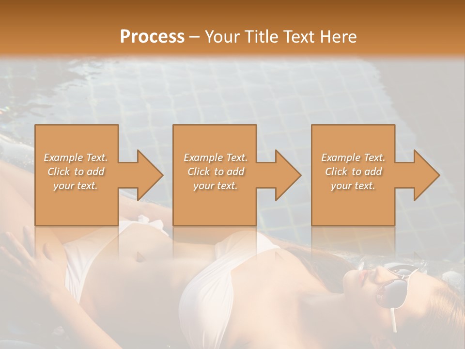 Fresh Bikini Girl PowerPoint Template