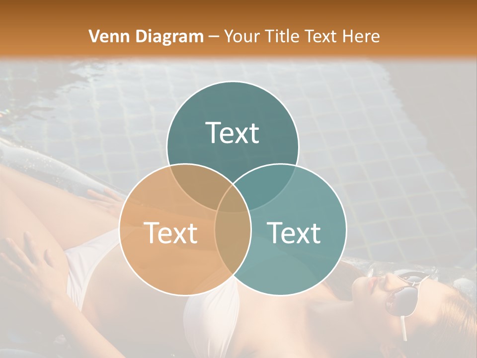 Fresh Bikini Girl PowerPoint Template