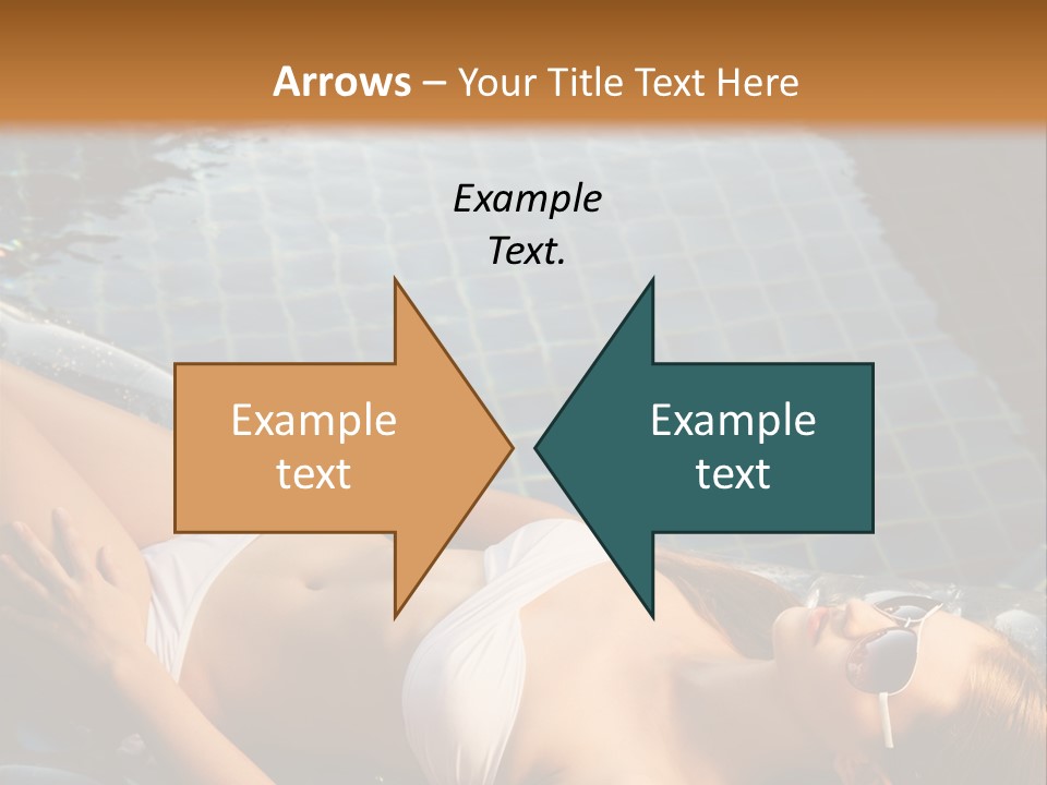 Fresh Bikini Girl PowerPoint Template