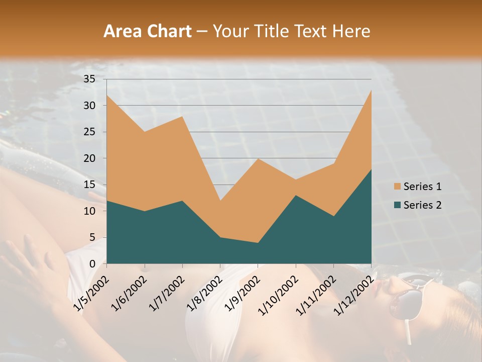 Fresh Bikini Girl PowerPoint Template