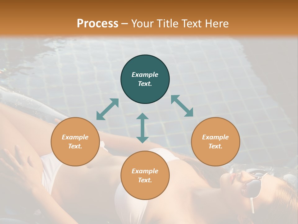 Fresh Bikini Girl PowerPoint Template