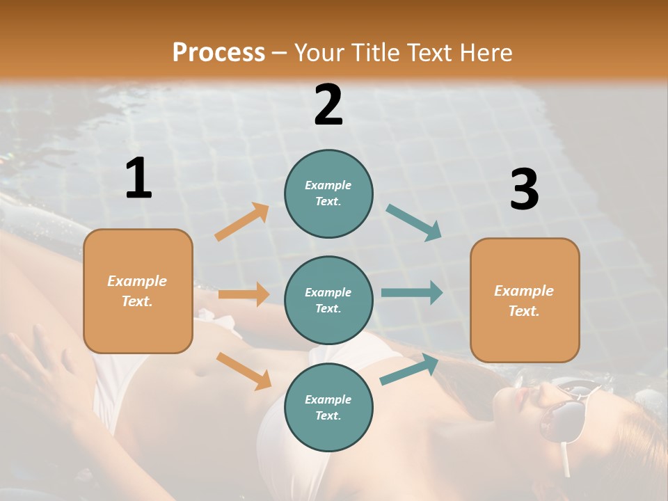 Fresh Bikini Girl PowerPoint Template