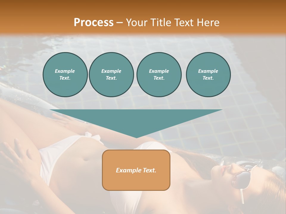 Fresh Bikini Girl PowerPoint Template