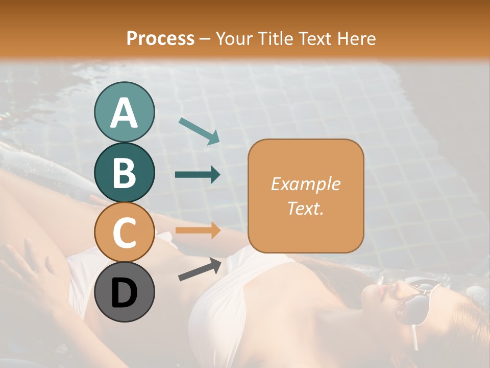 Fresh Bikini Girl PowerPoint Template