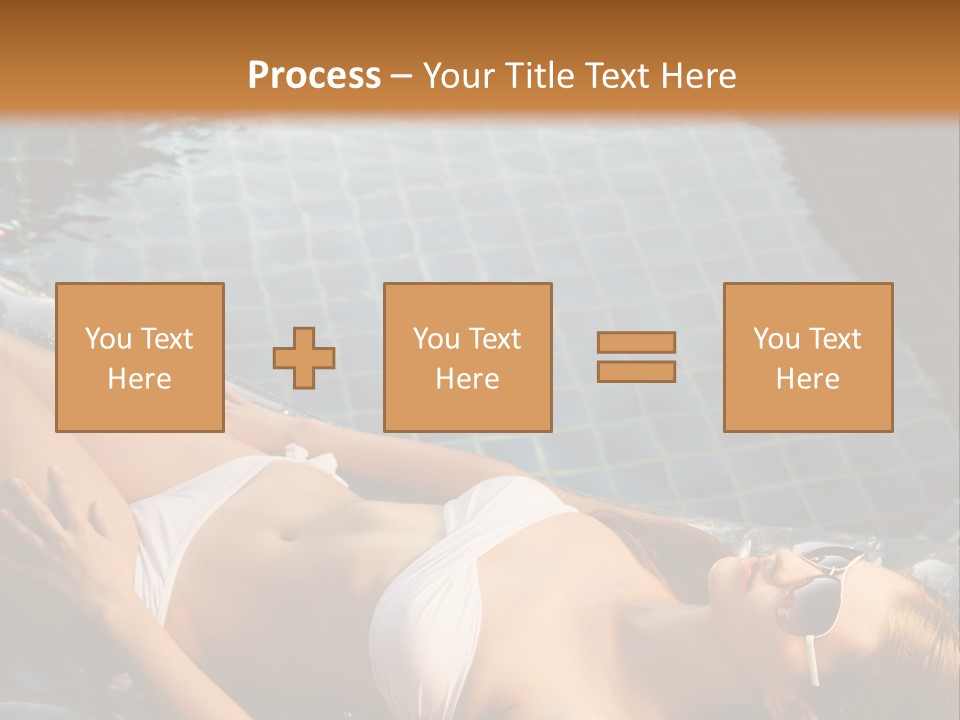 Fresh Bikini Girl PowerPoint Template