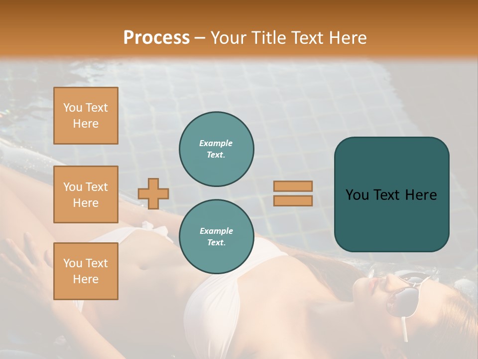 Fresh Bikini Girl PowerPoint Template