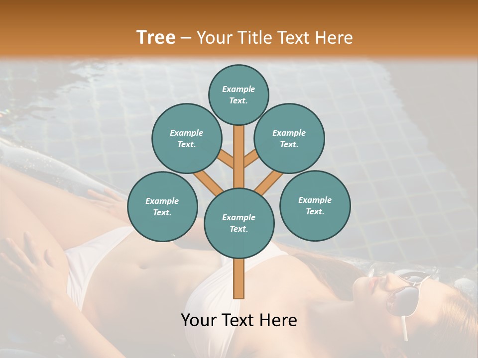 Fresh Bikini Girl PowerPoint Template