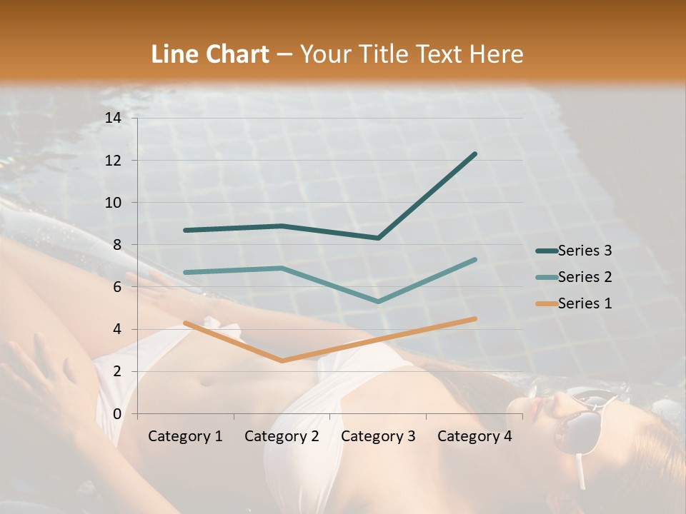 Fresh Bikini Girl PowerPoint Template