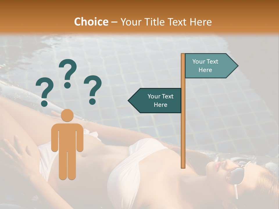 Fresh Bikini Girl PowerPoint Template