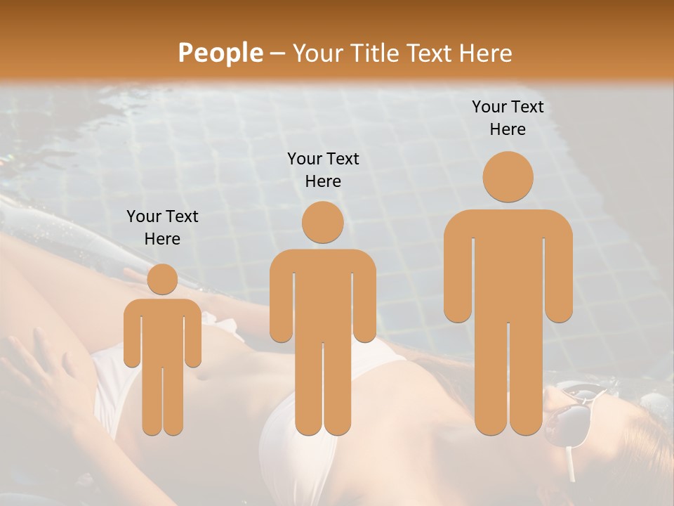 Fresh Bikini Girl PowerPoint Template