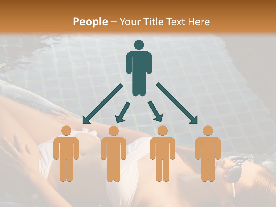 Fresh Bikini Girl PowerPoint Template