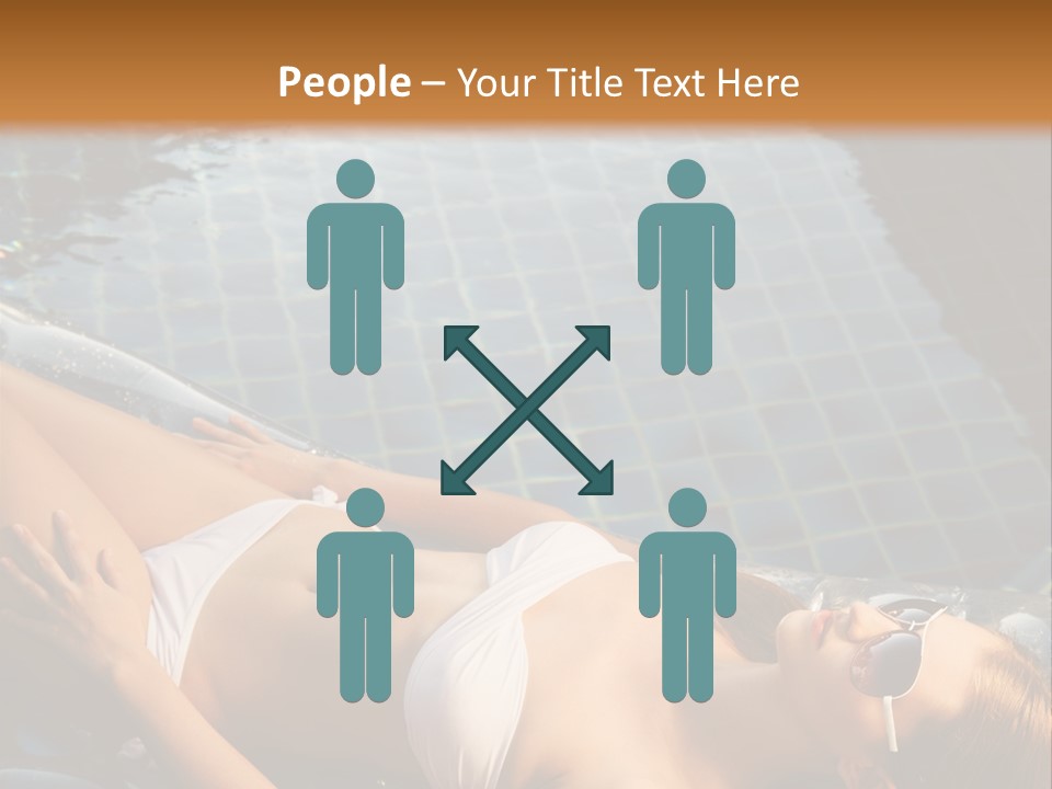 Fresh Bikini Girl PowerPoint Template