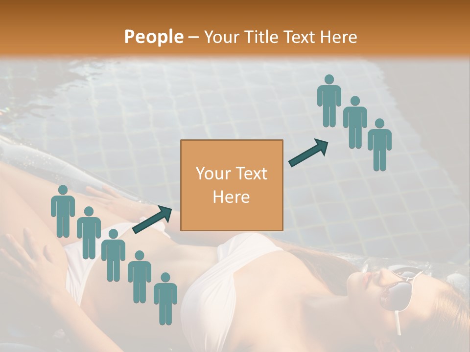 Fresh Bikini Girl PowerPoint Template