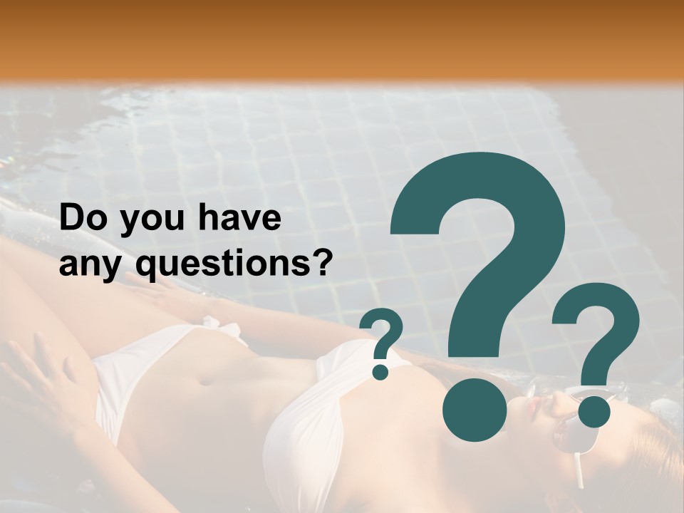 Fresh Bikini Girl PowerPoint Template