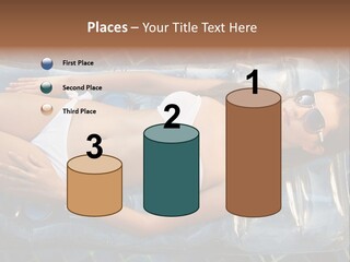 Happy Hotel Lying PowerPoint Template