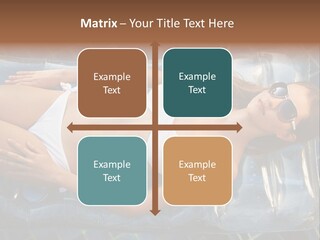 Happy Hotel Lying PowerPoint Template
