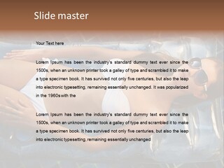 Happy Hotel Lying PowerPoint Template