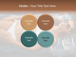 Happy Hotel Lying PowerPoint Template