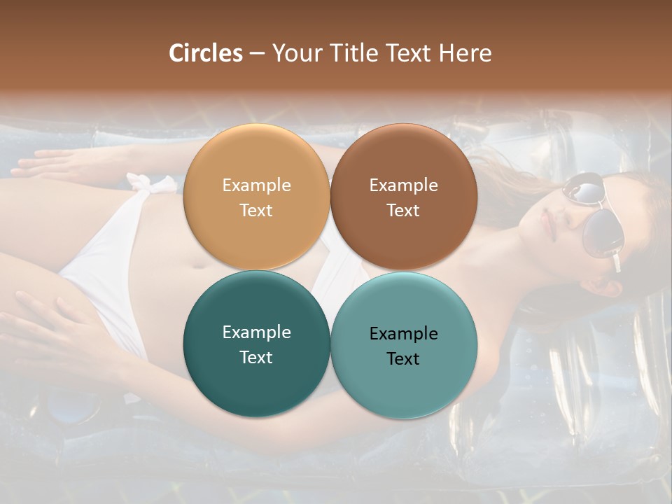 Happy Hotel Lying PowerPoint Template