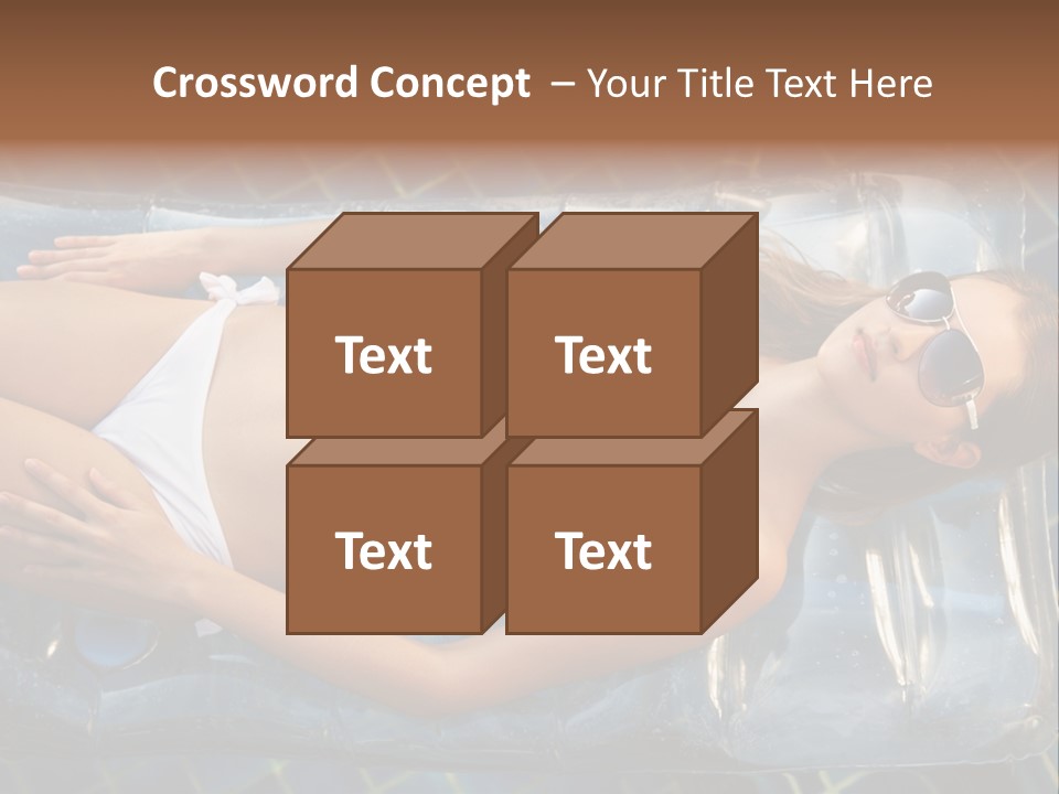 Happy Hotel Lying PowerPoint Template