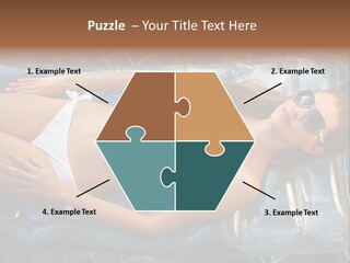 Happy Hotel Lying PowerPoint Template