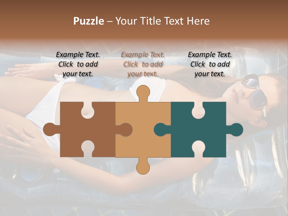 Happy Hotel Lying PowerPoint Template