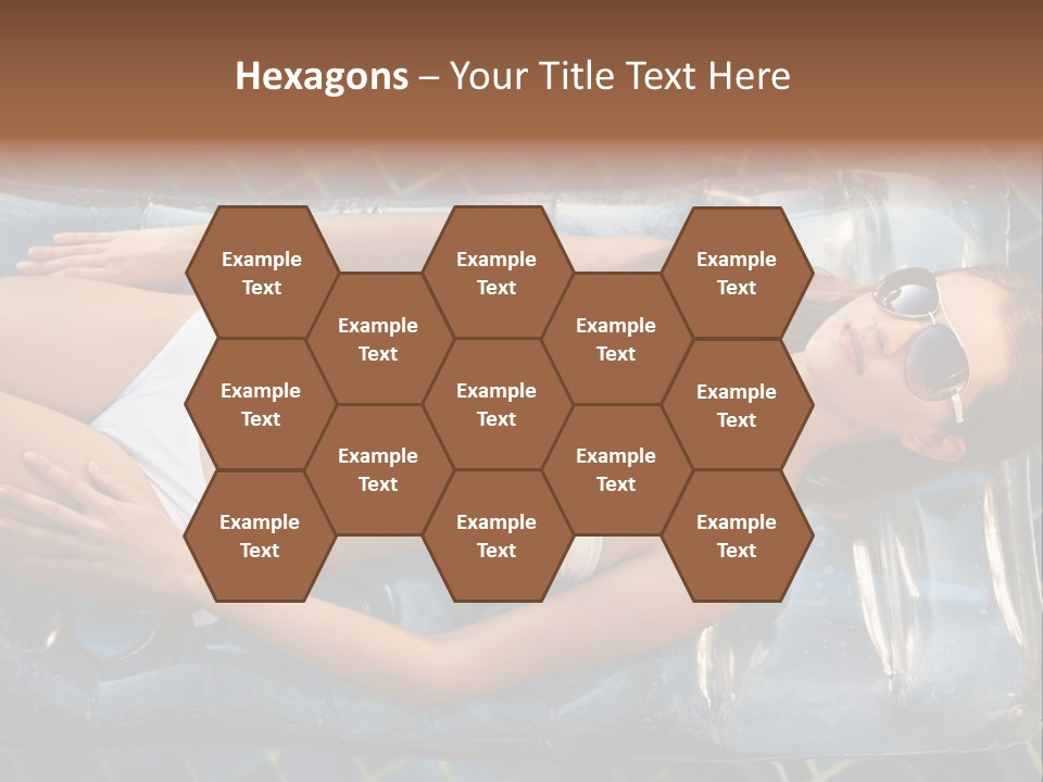 Happy Hotel Lying PowerPoint Template