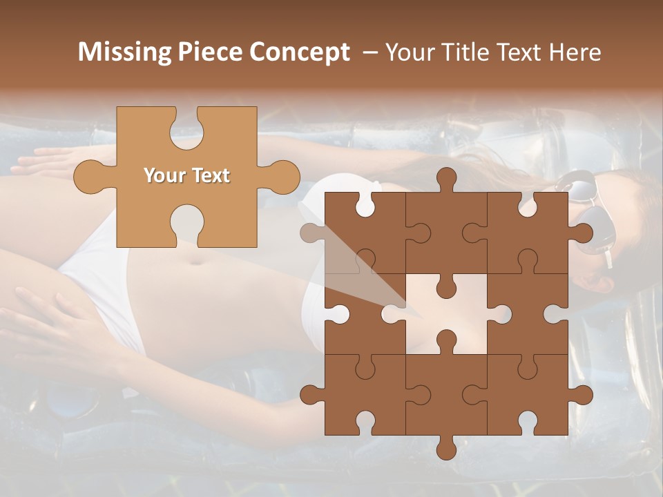 Happy Hotel Lying PowerPoint Template