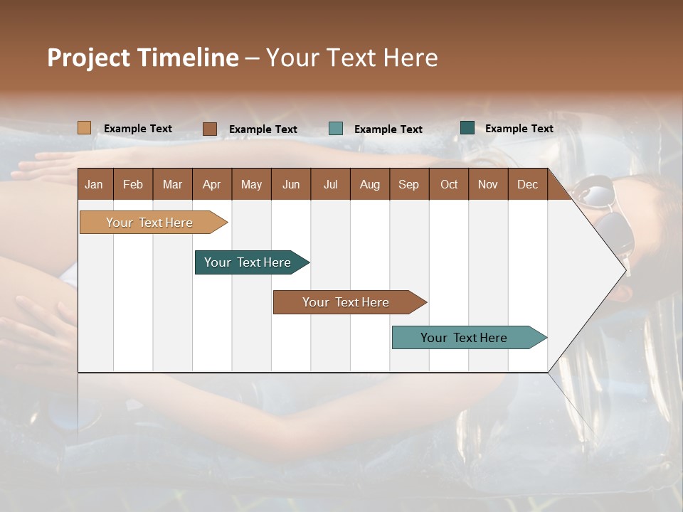 Happy Hotel Lying PowerPoint Template