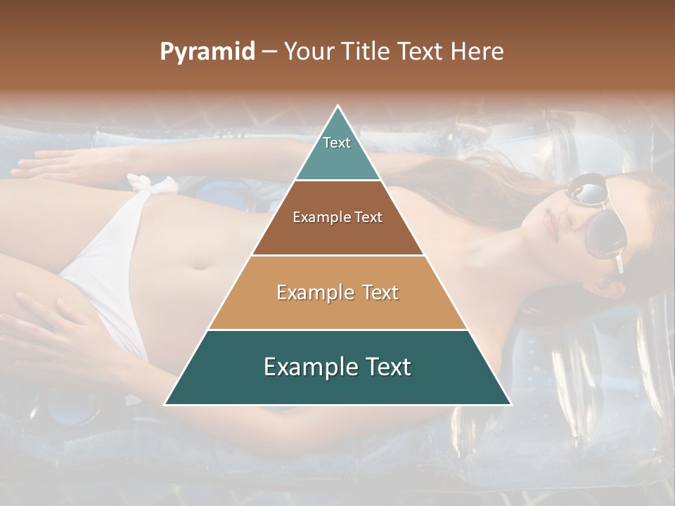 Happy Hotel Lying PowerPoint Template