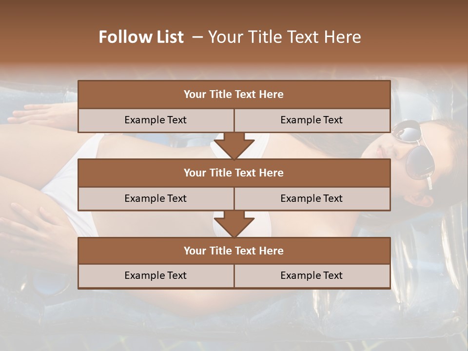 Happy Hotel Lying PowerPoint Template