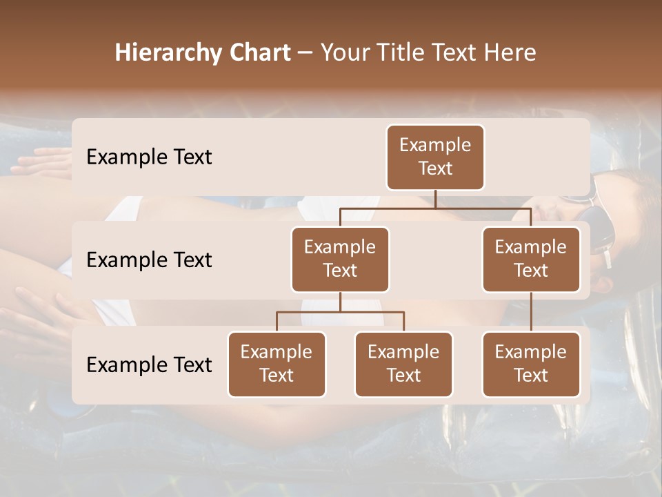 Happy Hotel Lying PowerPoint Template