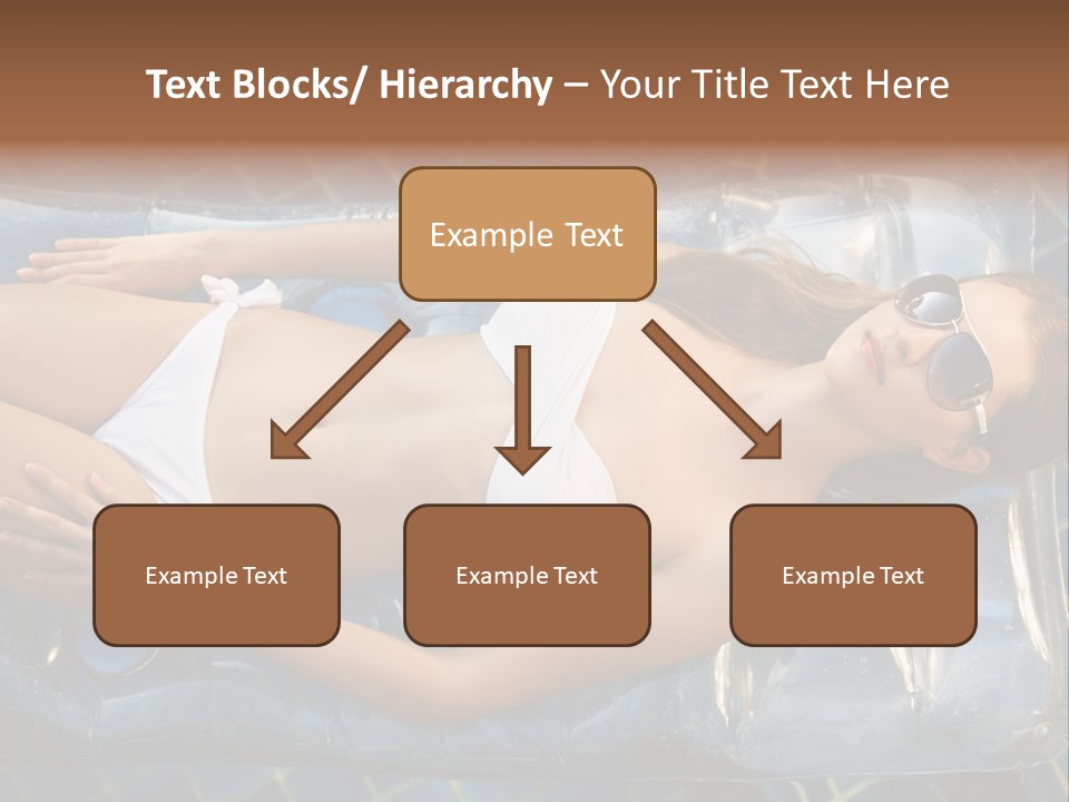 Happy Hotel Lying PowerPoint Template
