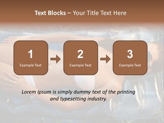 Happy Hotel Lying PowerPoint Template